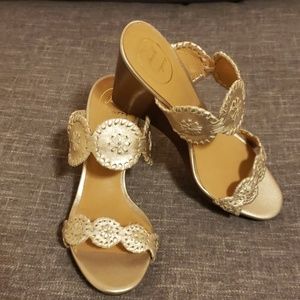 Jack Rogers Luccia Leather Wedge Sandal